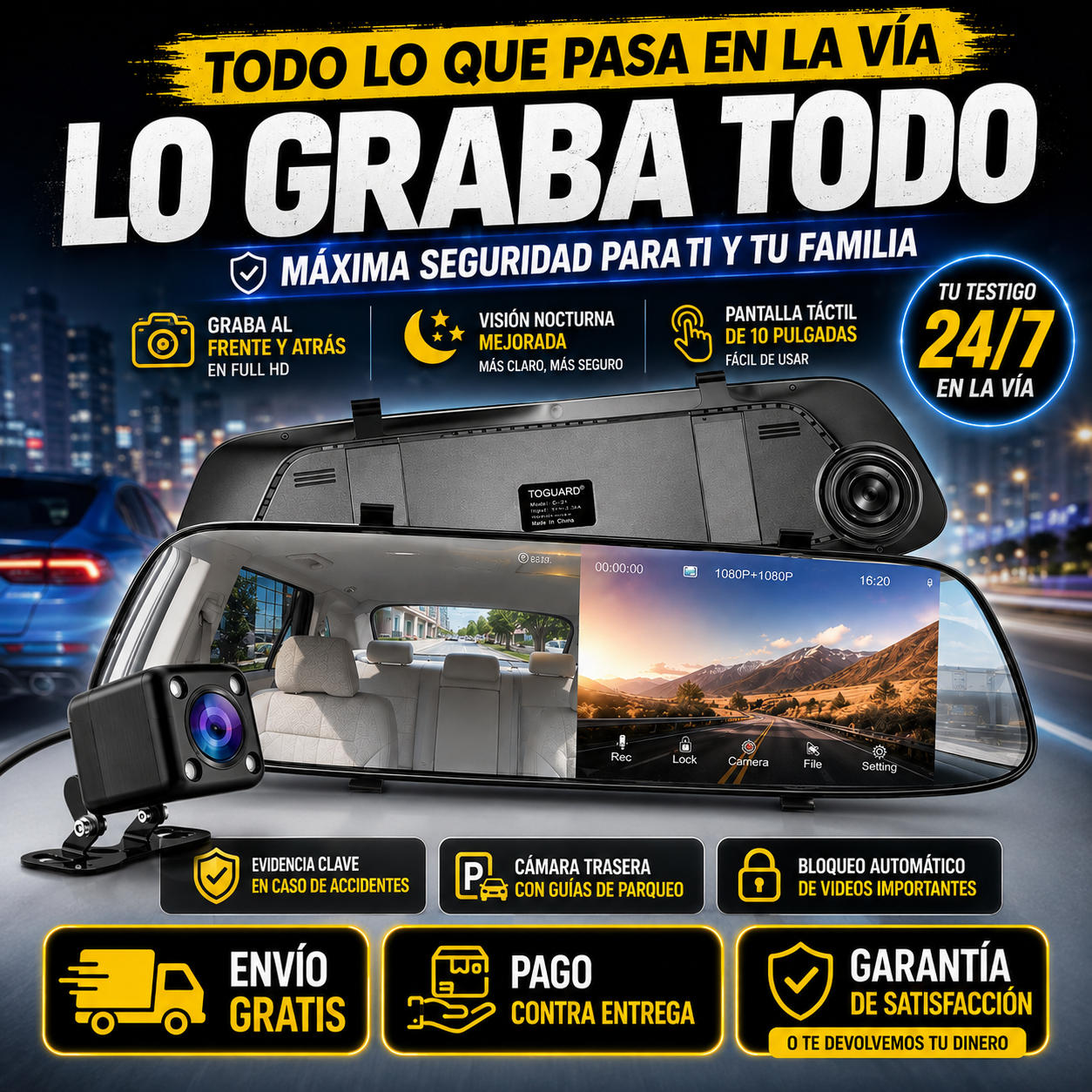 Vigi Cam 📸 — Graba todo en carretera 🔴